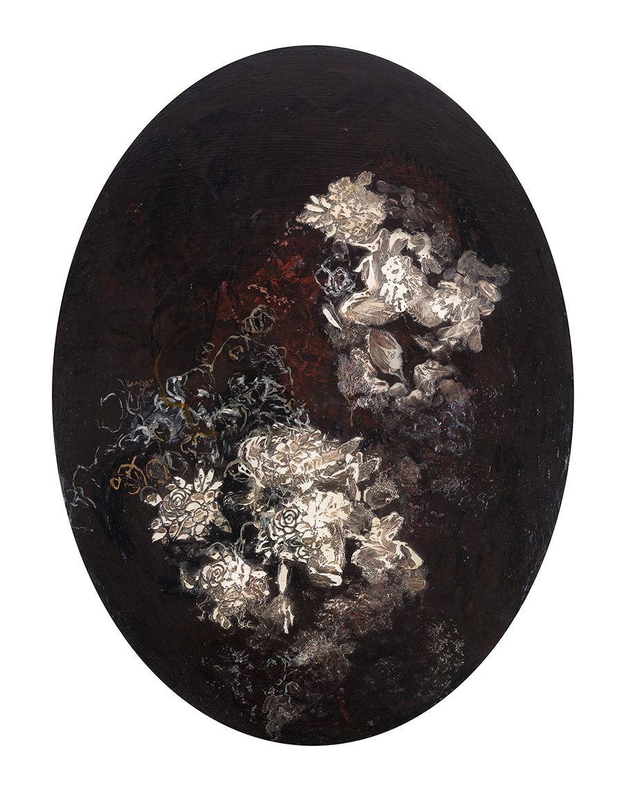Angela Stewart, Poesis, 2014, oil and acrylic on board, 90 x 68cm