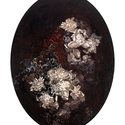 Angela Stewart, Poesis, 2014, oil and acrylic on board, 90 x 68cm