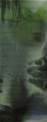 Penny Coss, Periphery ies,  2013, acrylic on canvas, 45 x 121cm