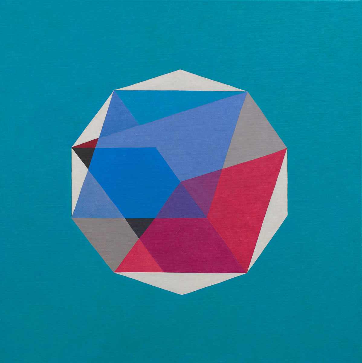 Caspar Fairhall, Star, 2015, oil on Belgian linen, 102 x 102cm