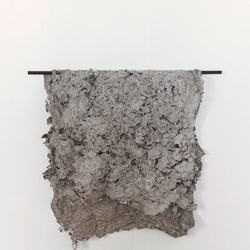 Susan Roux, Unstitched, 2018, Canson paper, ink and thread, dimensions variable