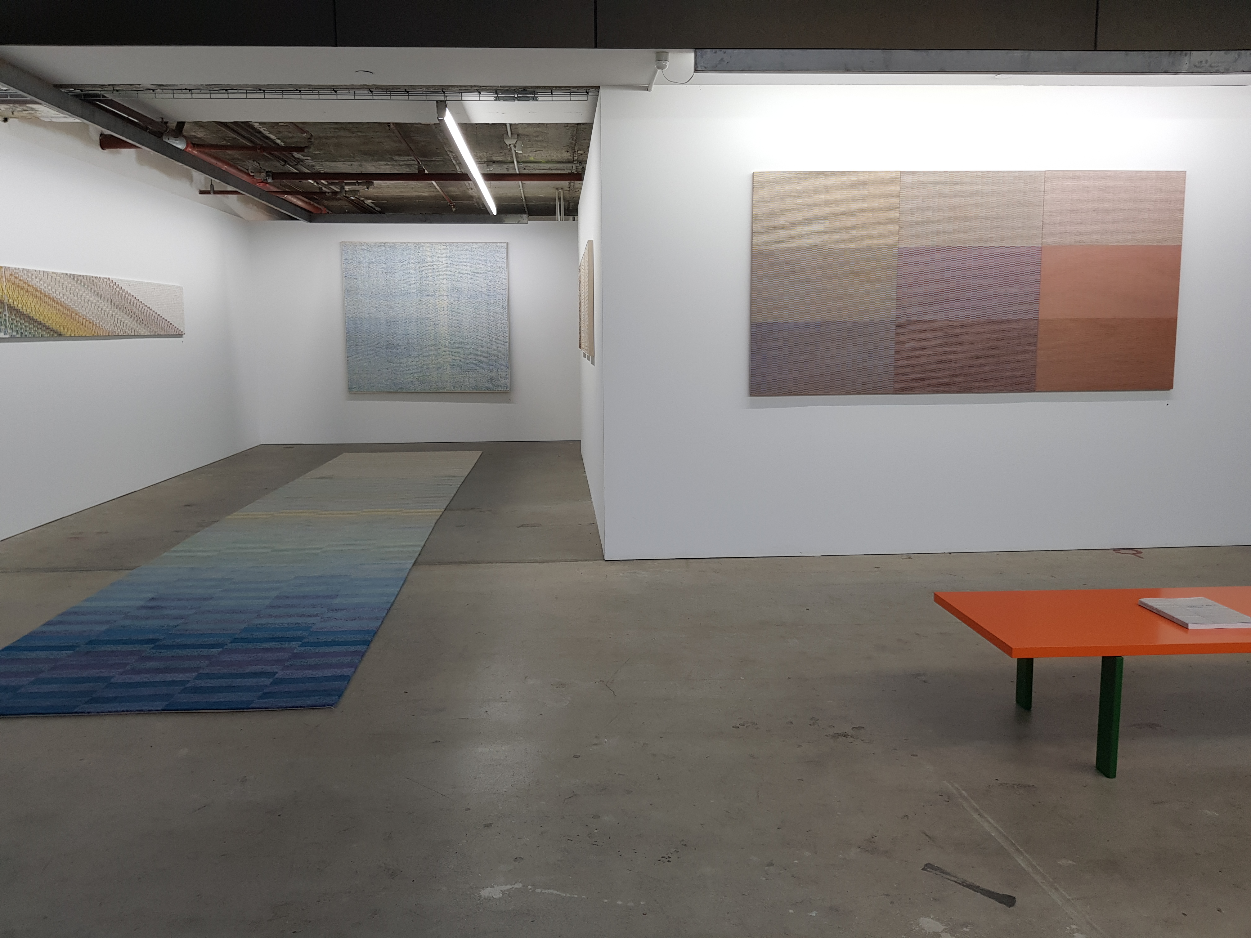 Eveline Kotai, Invisible Threads Exhibition, installation view, Art Collective WA, Cathedral Square May 2019