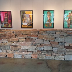 Antony Muia, Wall, 2016, installation view, Art Collective WA