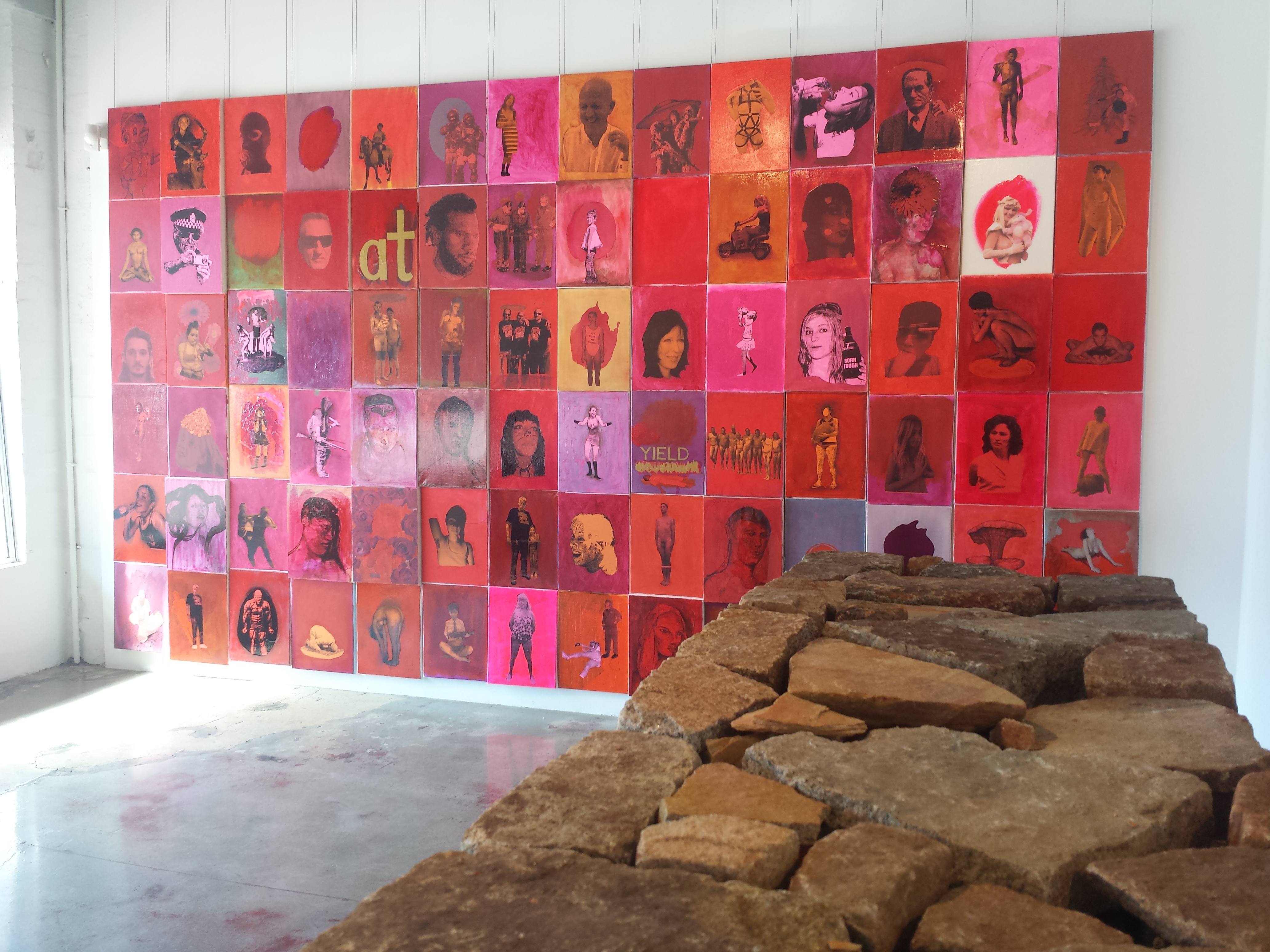 Antony Muia, Wall, 2016, installation view 2, Art Collective WA