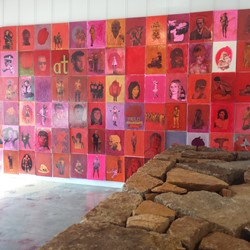 Antony Muia, Wall, 2016, installation view 2, Art Collective WA
