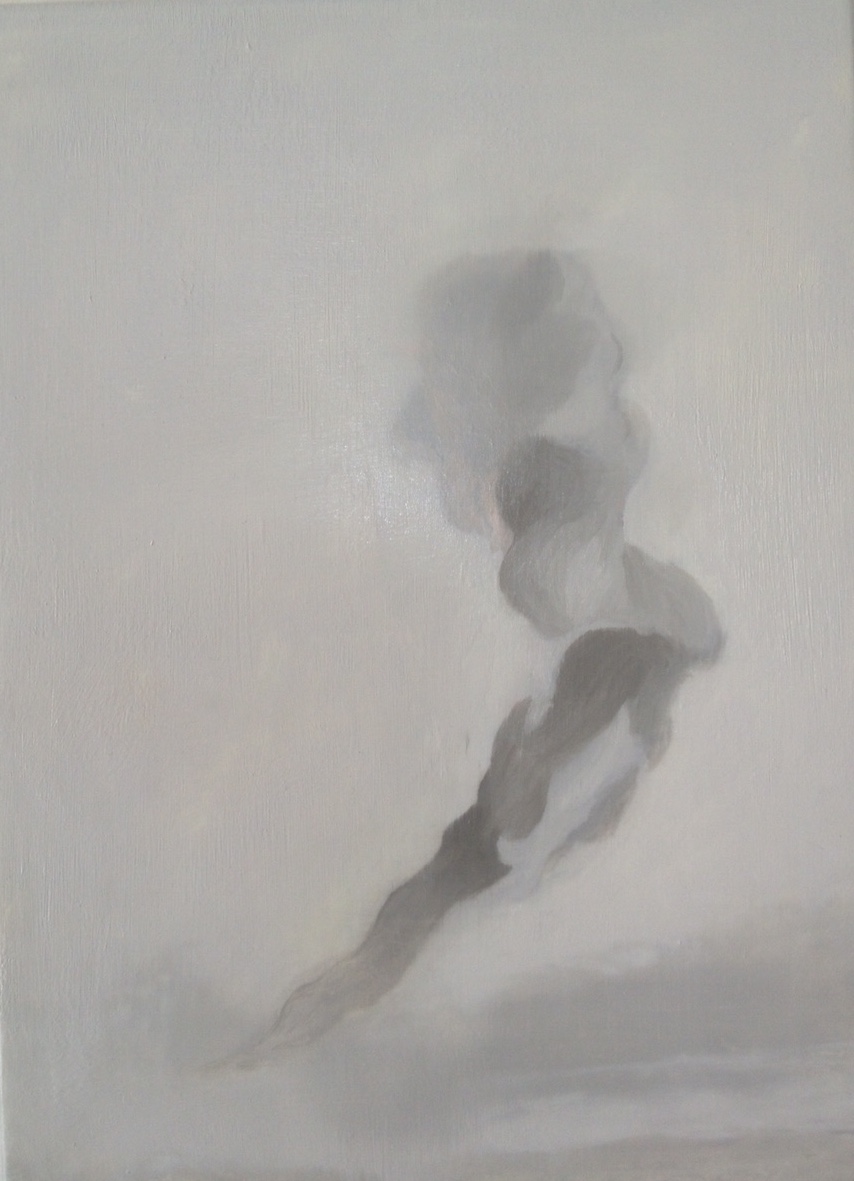 Paul Uhlmann, Smoke, 2014, oil on canvas, 45 x 35cm