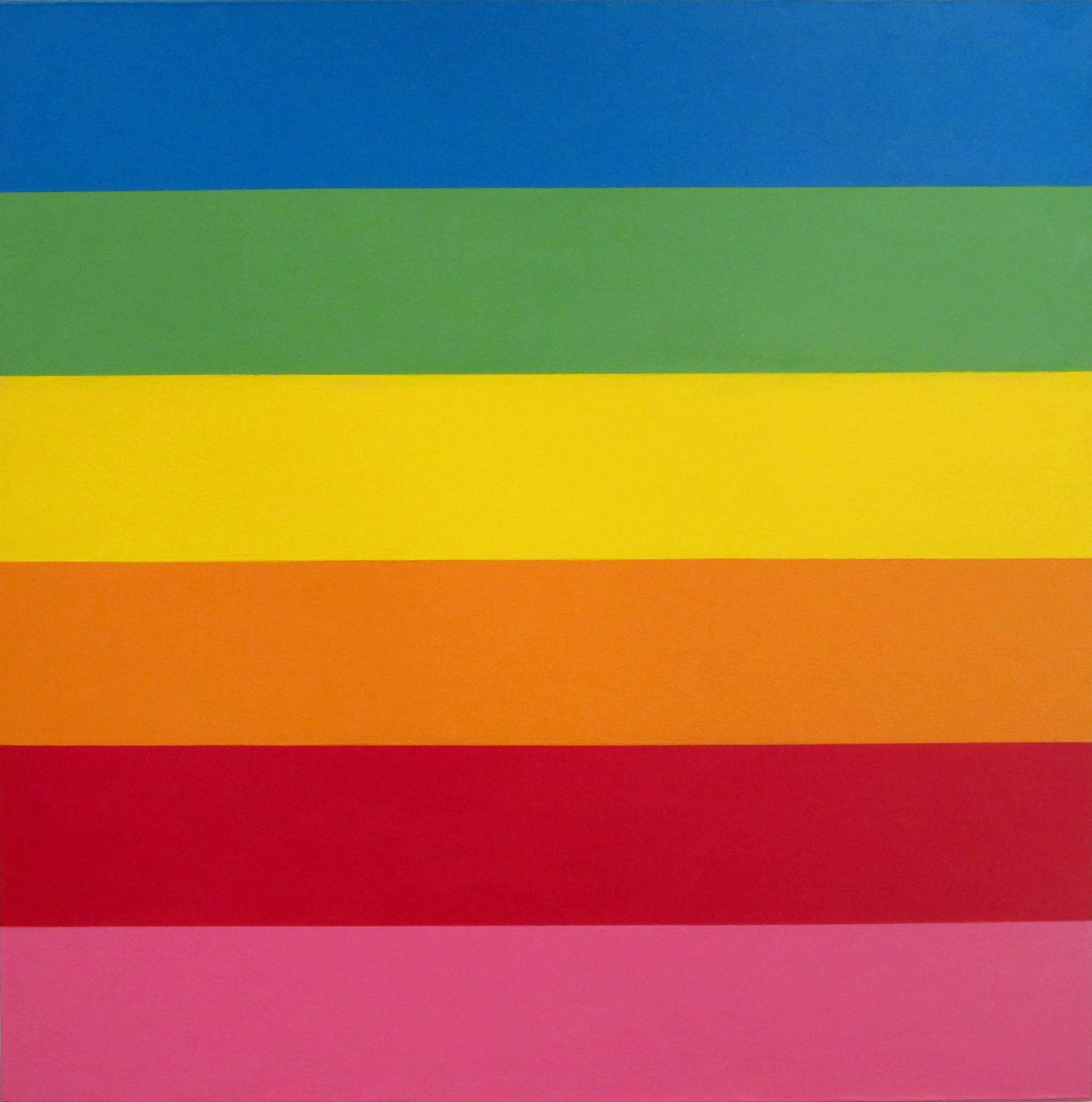 Kevin Robertson, Colour-scale Painting 1, 2014, acrylic on canvas, 120 x 120cm