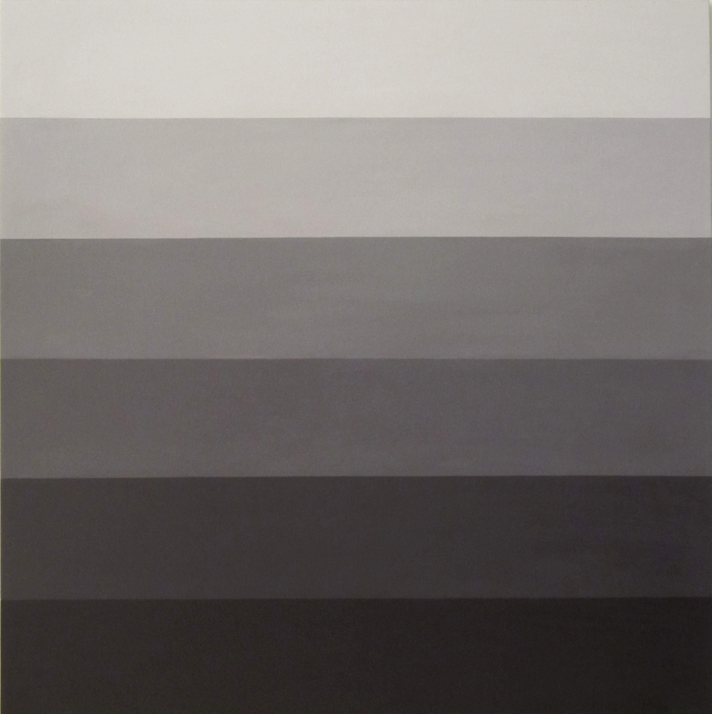 Kevin Robertson, Grey-scale Painting 1, 2014, acrylic on canvas, 120 x 120cm