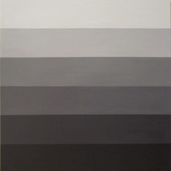 Kevin Robertson, Grey-scale Painting 1, 2014, acrylic on canvas, 120 x 120cm