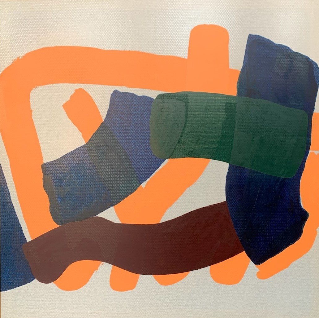 Giles Hohnen, #5 Savanna, 2018, oil on composite panel, 120 x 120cm