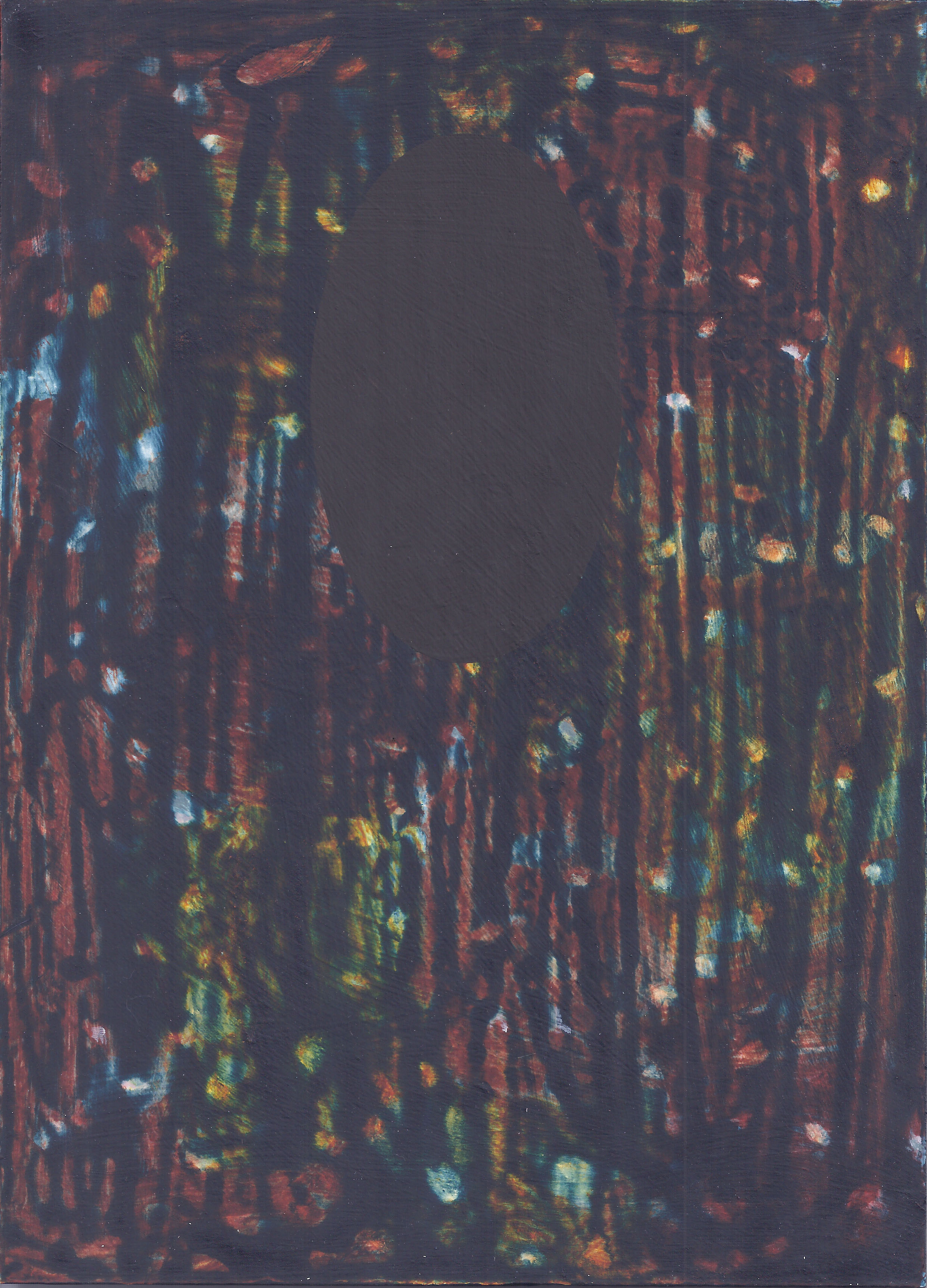 Penny Bovell, Henrietta Swan Leavitt #5, 2014, acrylic on board, 29 x 21cm