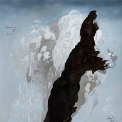 Paul Uhlmann, Land of Smoke (Gweagal Bidjigal), 2020, oil on canvas, 183 x 121cm