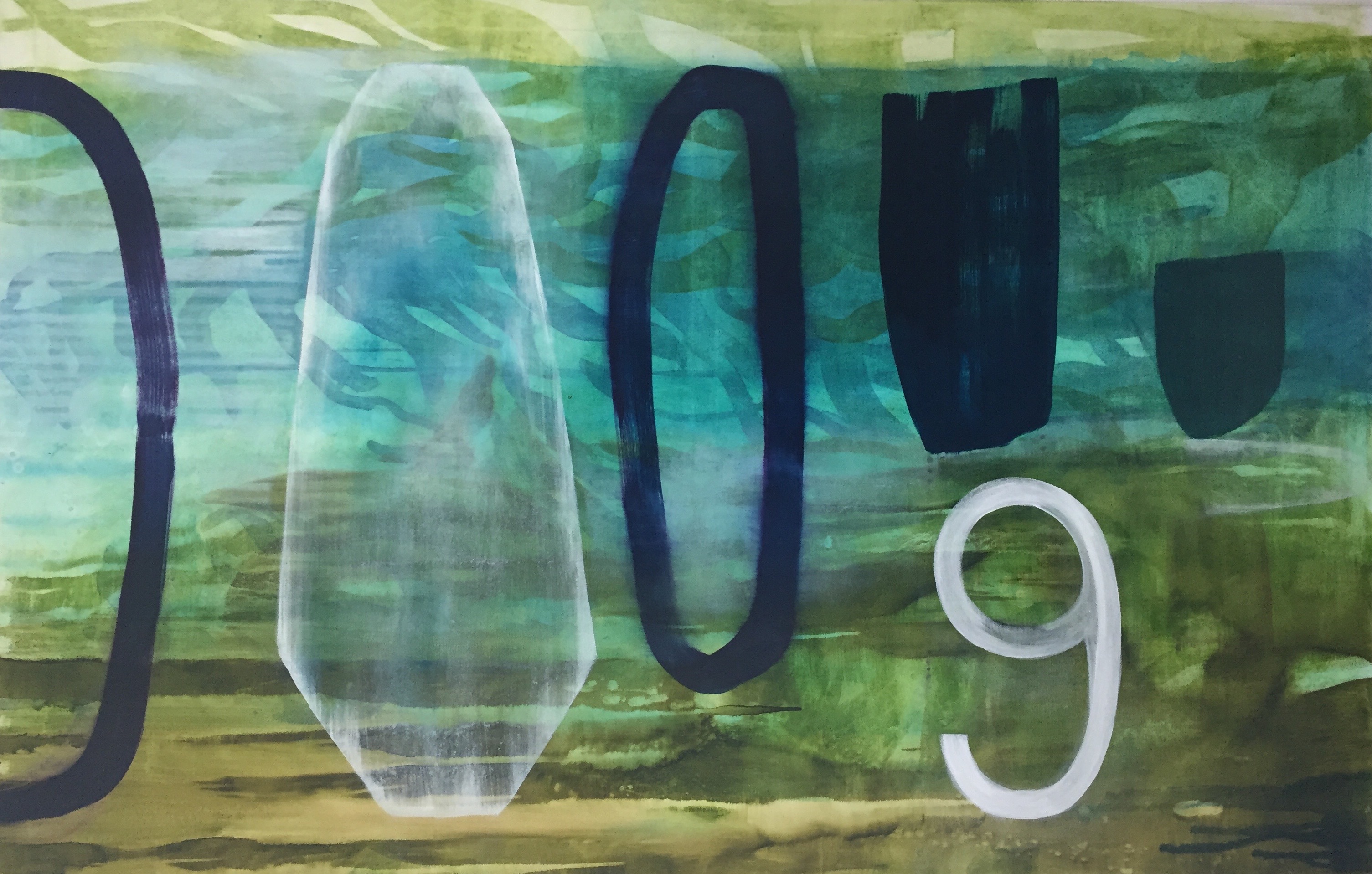 Jo Darbyshire, Love Potion No 9, 2019, oil on canvas, 152 x 235cm. Janet Holmes a Court Collection