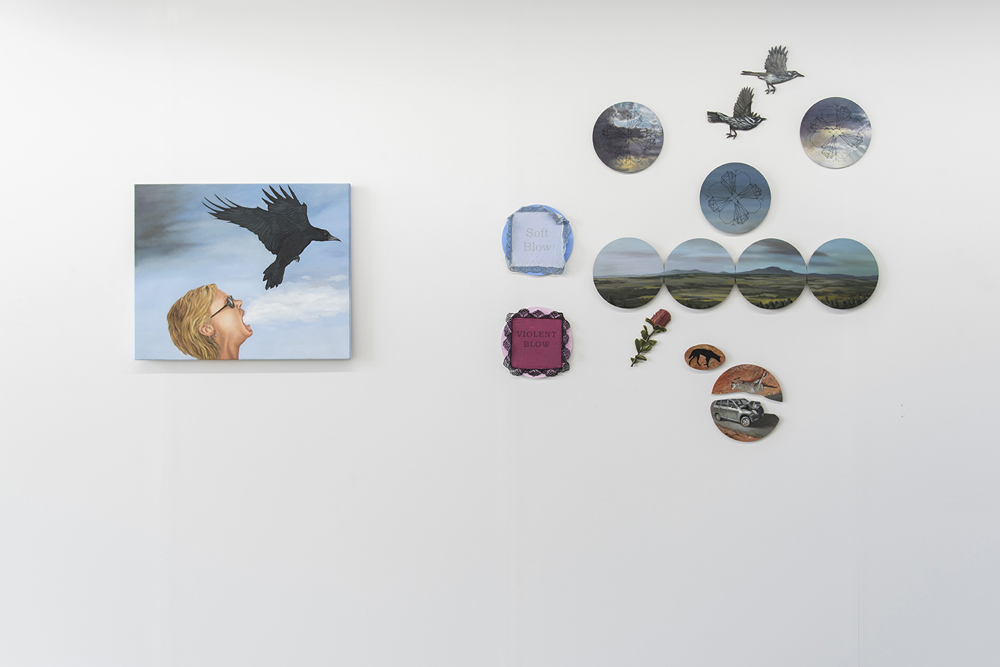 Collective States, installation view. Artwork Indra Geidans. Photo Christophe Canato