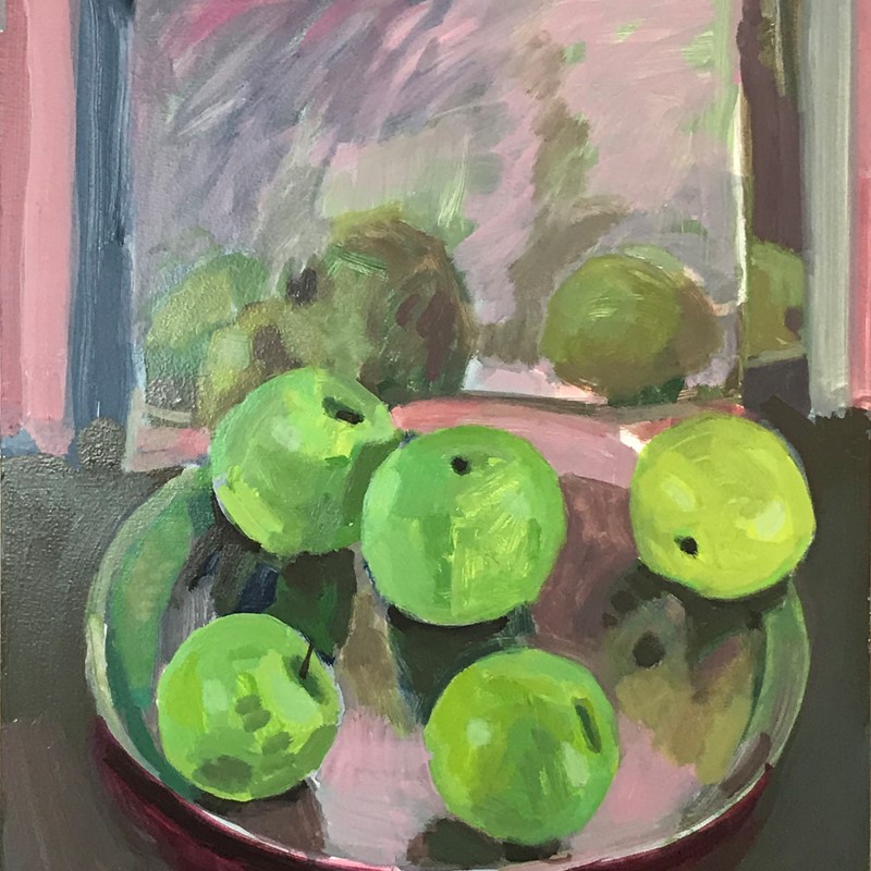 Steel Life 3, 2018, oil on board, 50 x 40cm