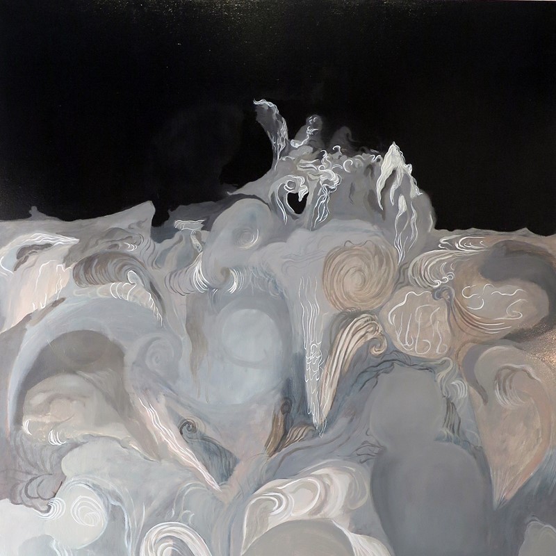 Land of Smoke (Sea), 2020, oil on canvas, 183 x 150cm