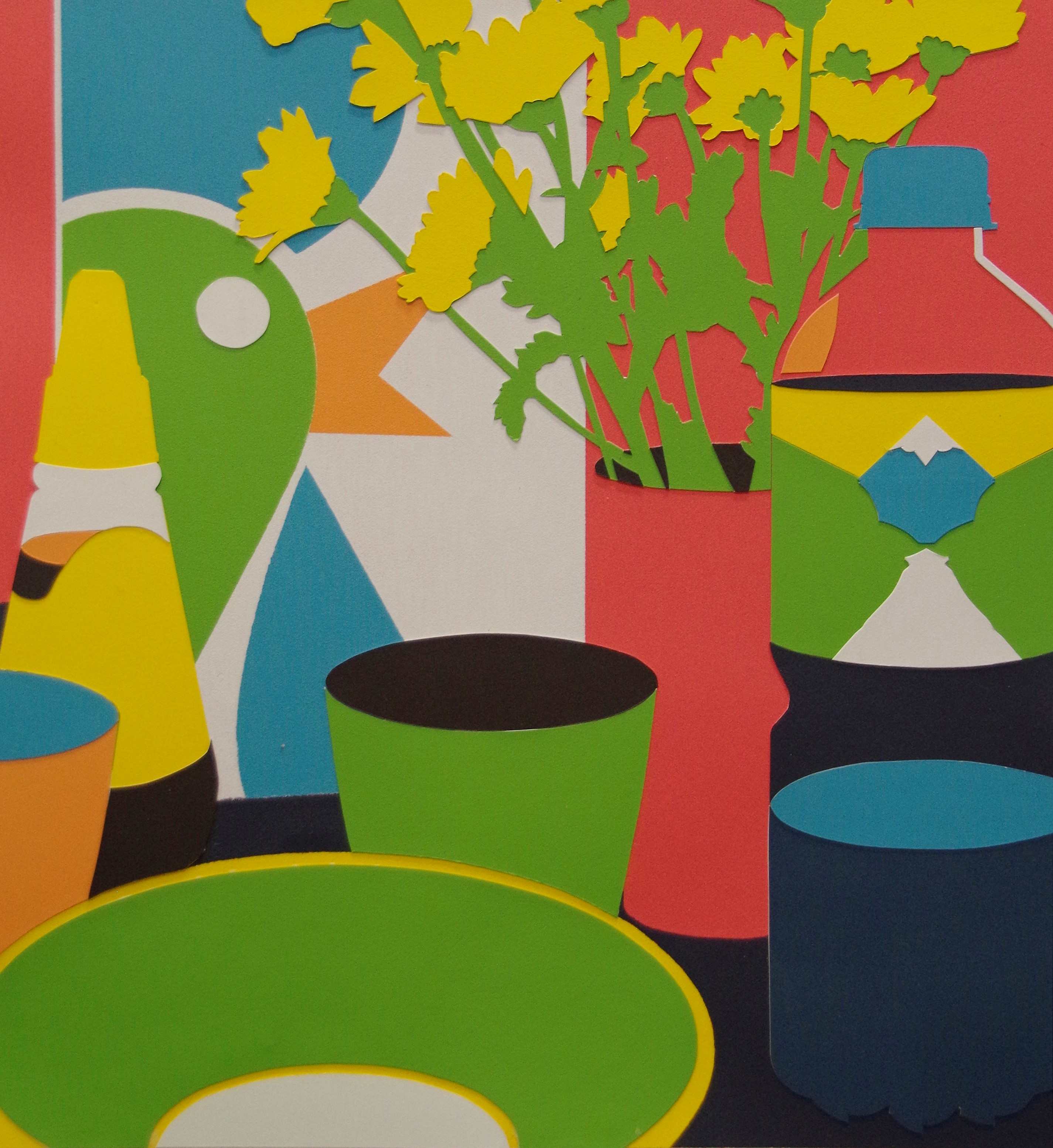 Joanna Lamb, Kelloggs Still Life Study, 2016, acrylic on paper, 39 x 35cm