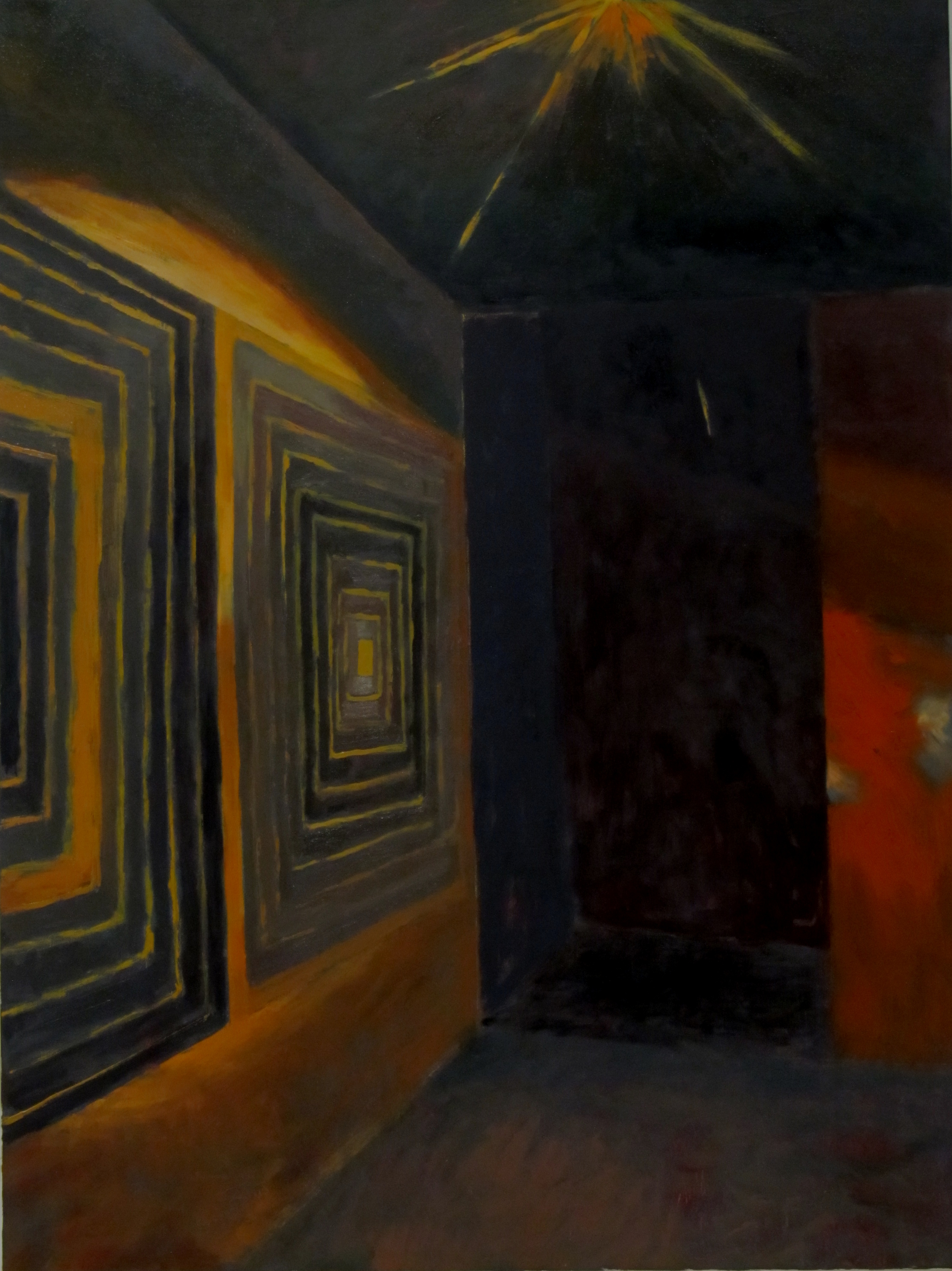 Kevin Robertson, Stars in a Room, 2015, oil on linen, 122 x 91cm