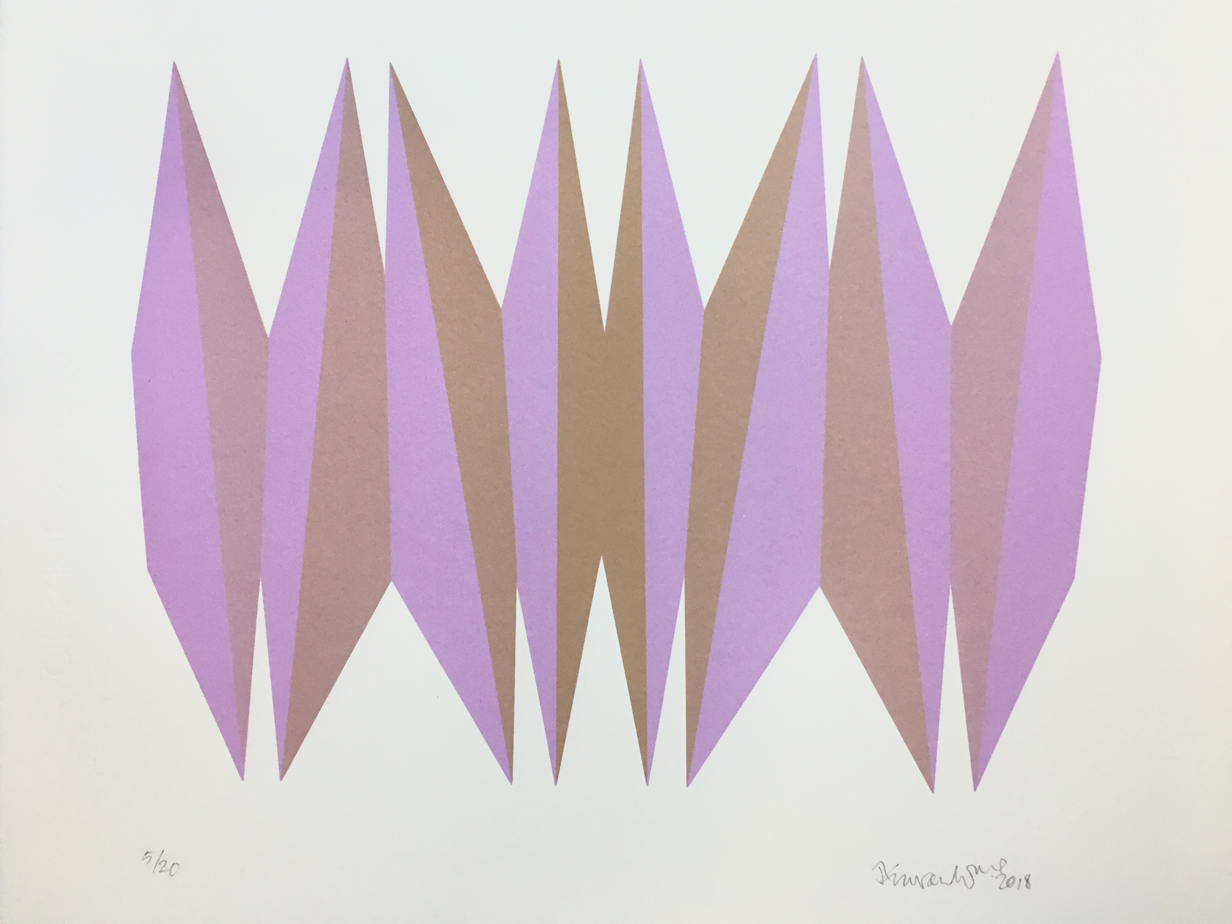 Jeremy Kirwan-Ward, Untitled, 2018, silkscreen print on 300gsm Fabriano paper, 36 x 39cm, ed. 20