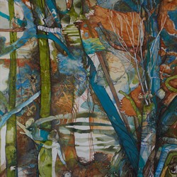 Antony Muia, Forest of Limbo, 2020, mixed media on paper, 122 x 82cm