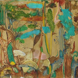 Antony Muia, Paradiso - The Inverted Forest, 2020, ink and watercolour on paper, 110 x 152cm
