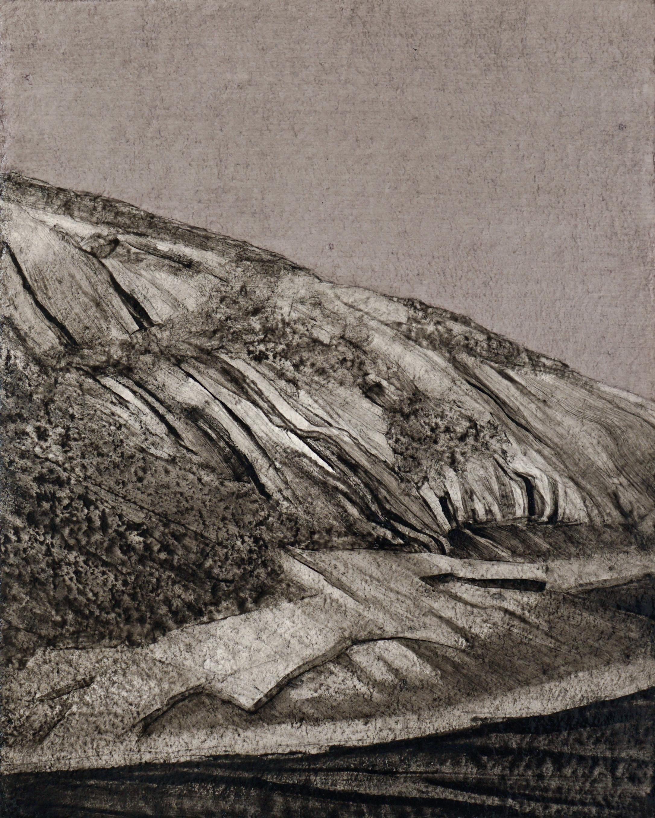 Mark Tweedie, Watch for Freak Waves and Swells, 2020, acrylic on paper, 32 x 25cm