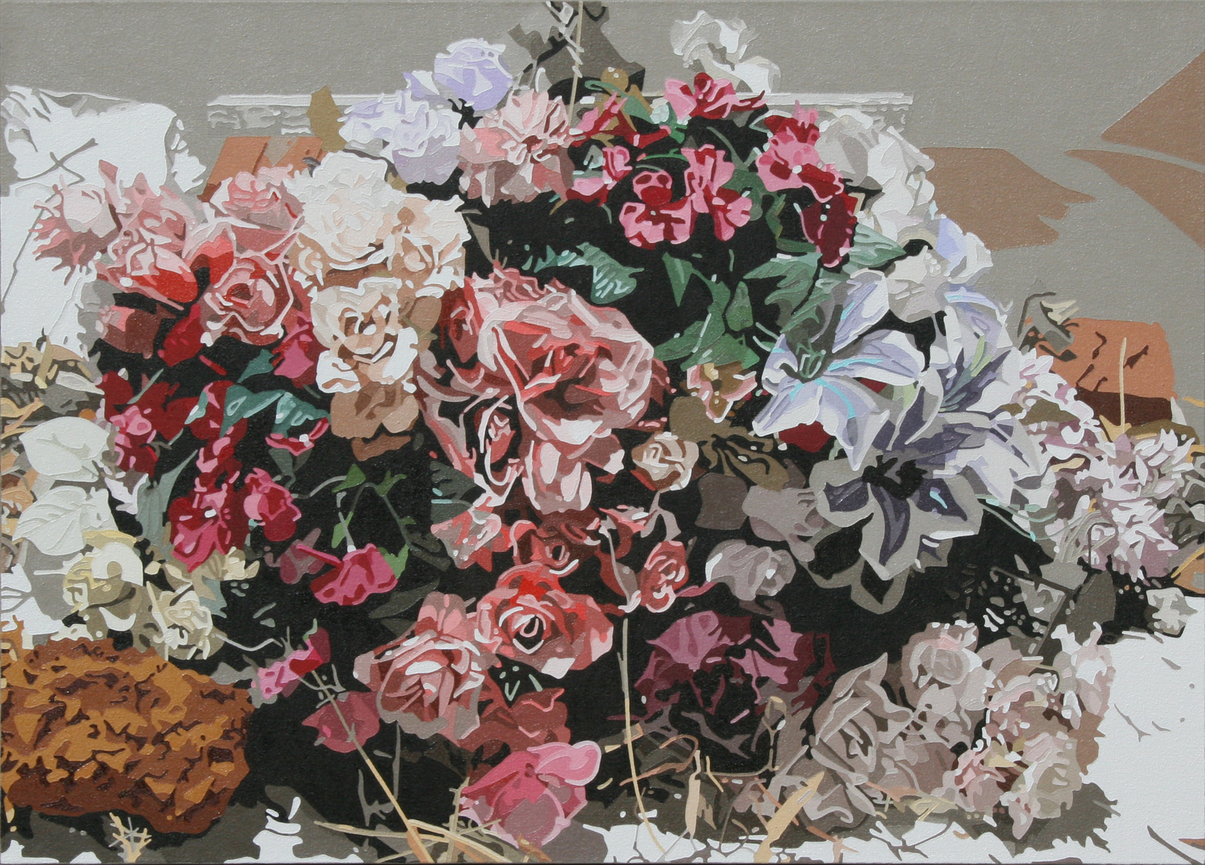 Sine MacPherson, Parkeyerring Lake, 2013, oil on canvas, 52 x 73cm