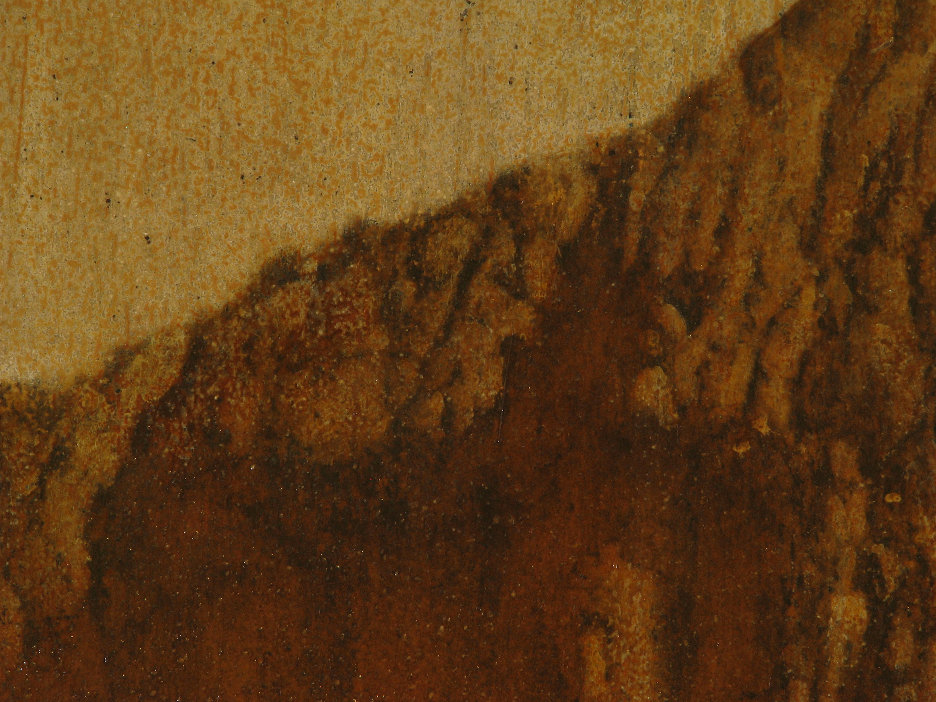 Tony Windberg, Gallipoli Remnants (detail), 2020, ash, resin, earth pigments and oil on board, 122 x 198cm (3 panels)