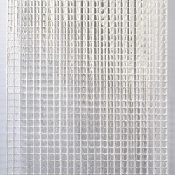 Alex Spremberg, Cages #2 (white), 2016, enamel on metal, 98 x 60 x 2cm