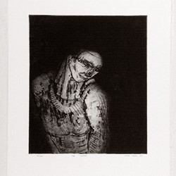 Jon Tarry, The Worker, 1988, intaglio print on paper, 38 x 28cm, ed. 100