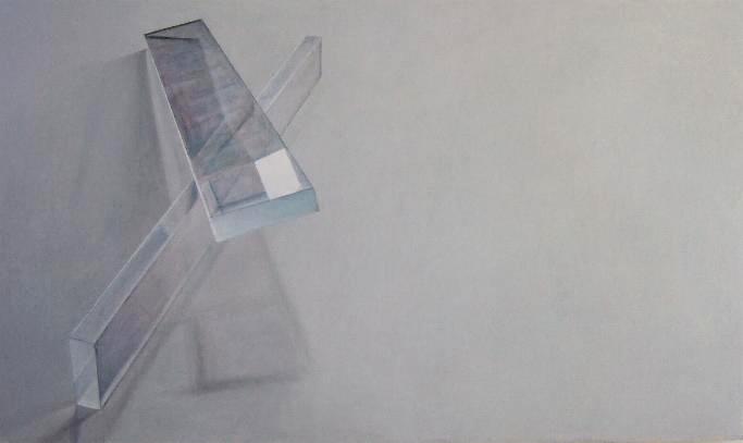 Ron Nyisztor, Control, oil on wood, 72x123cm