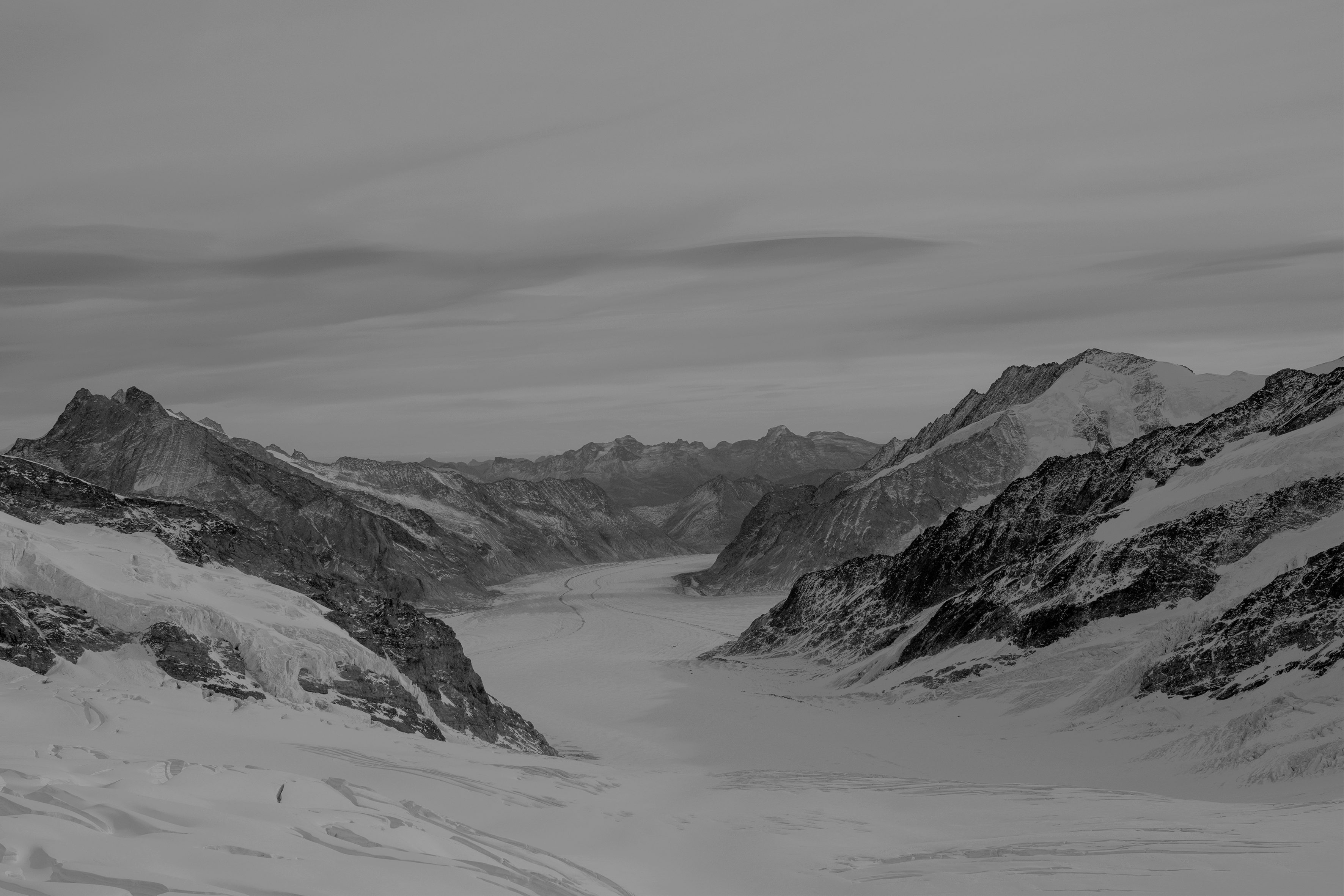 Brad Rimmer, Nocturne Aletsch Glacier 2, 2017-2020, archival digital print, 75 x 50cm, ed. 3