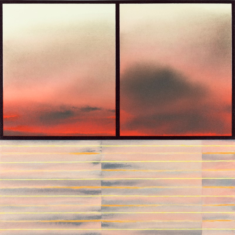 Outscape 319 Heatwave, 2019, acrylic on canvas, 76 x 66cm