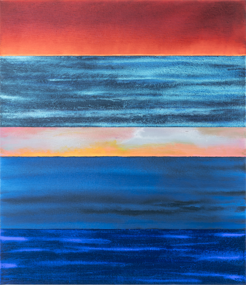 Jeremy Kirwan-Ward, Outscape Short Stories 1, 2019, acrylic on canvas, 76 x 66cm