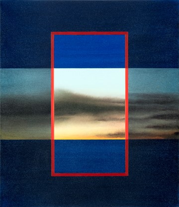 Jeremy Kirwan-Ward, Outscape 1, 2020, acrylic on canvas, 76 x 66cm