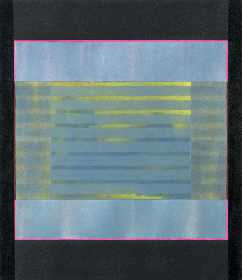 Jeremy Kirwan-Ward, Outscape 120 Blindspot, 2020, acrylic on canvas, 76 x 66cm