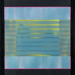 Jeremy Kirwan-Ward, Outscape 120 Blindspot, 2020, acrylic on canvas, 76 x 66cm