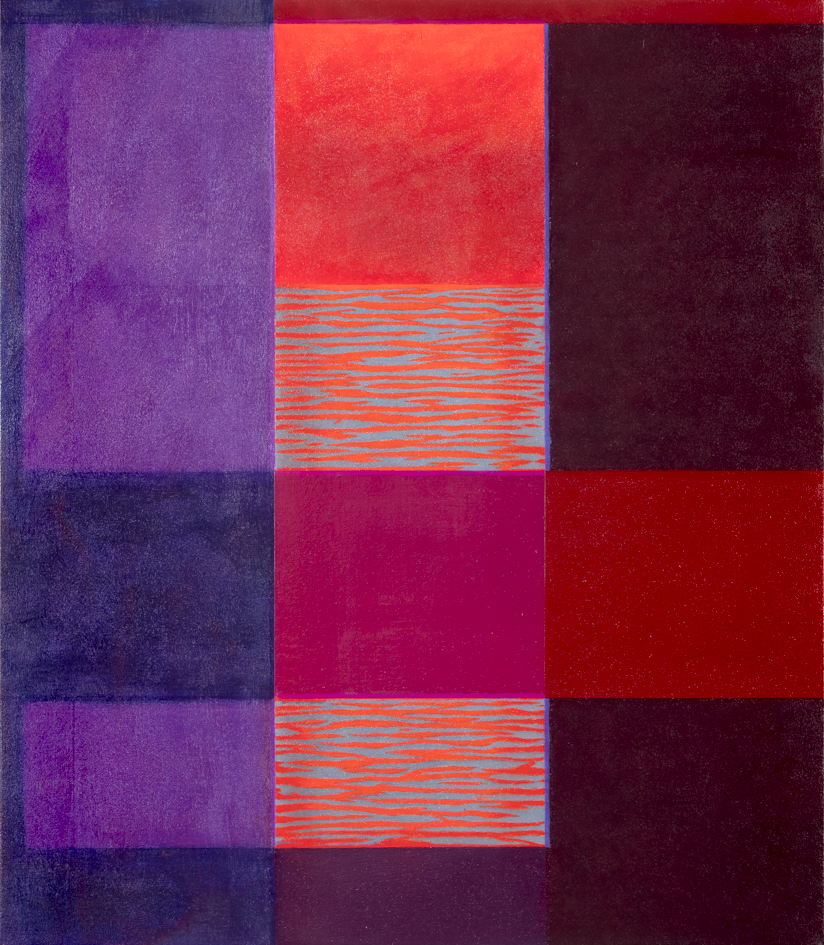 Jeremy Kirwan-Ward, Outscape 320 Margarita, 2020, acrylic on canvas, 76 x 66cm