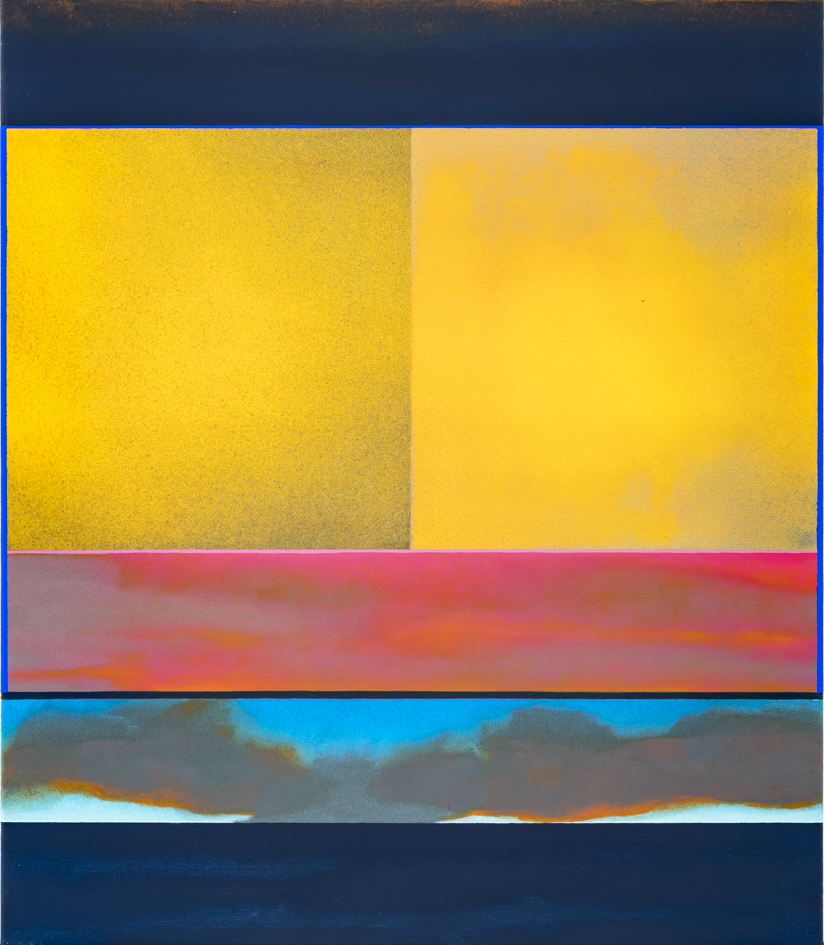 Jeremy Kirwan-Ward, Outscape 519, 2019, acrylic on canvas, 76 x 66cm