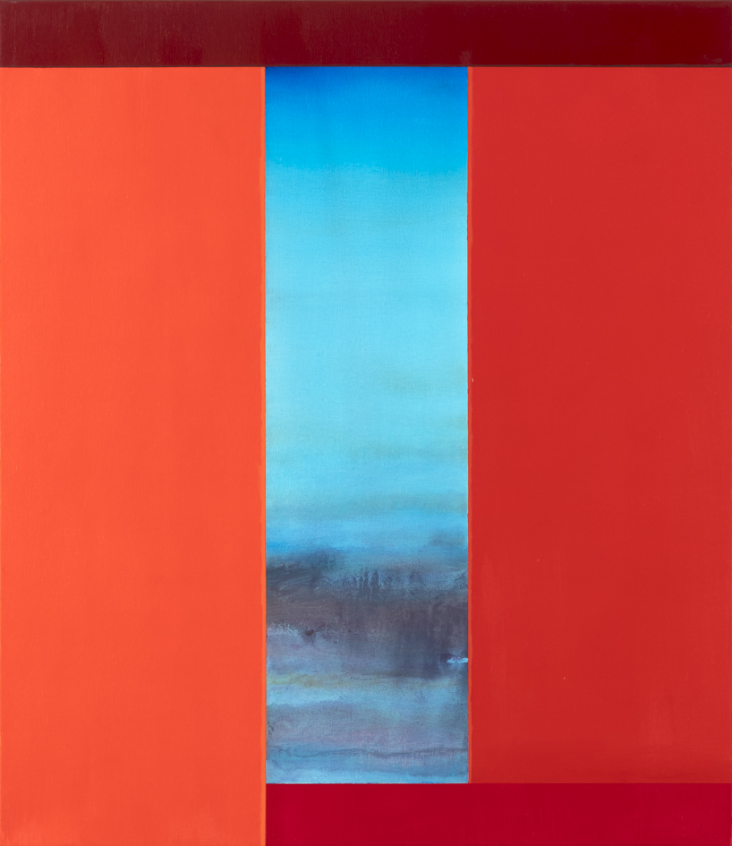 Jeremy Kirwan-Ward, Outscape 619, 2019, acrylic on canvas, 76 x 66cm
