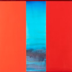 Jeremy Kirwan-Ward, Outscape 619, 2019, acrylic on canvas, 76 x 66cm