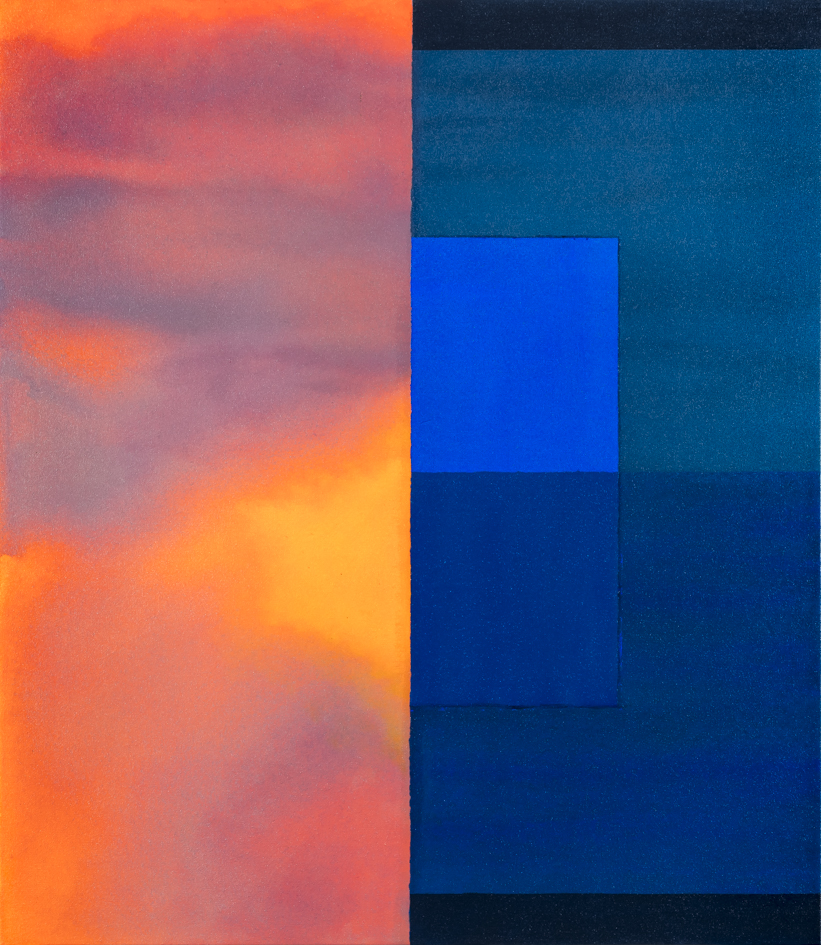 Jeremy Kirwan-Ward, Outscape 719, 2019, acrylic on canvas, 76 x 66cm