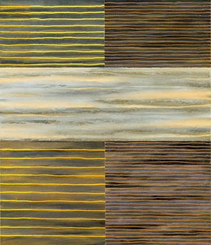 Jeremy Kirwan-Ward, Outscape 819, 2019, acrylic on canvas, 76 x 66cm
