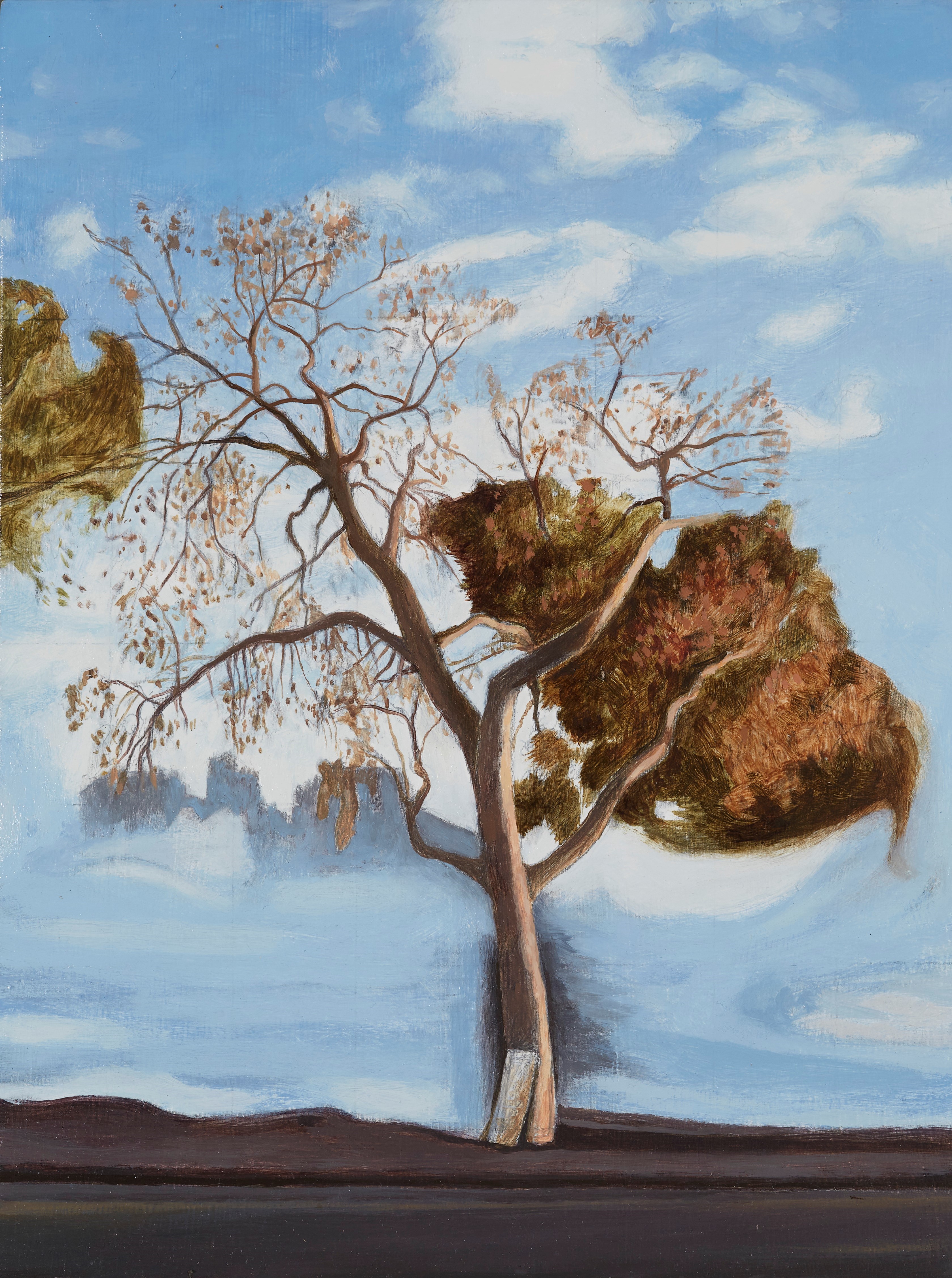 Robert Gear, Hale Road Massage, 2020, oil on board, 20 x 15cm