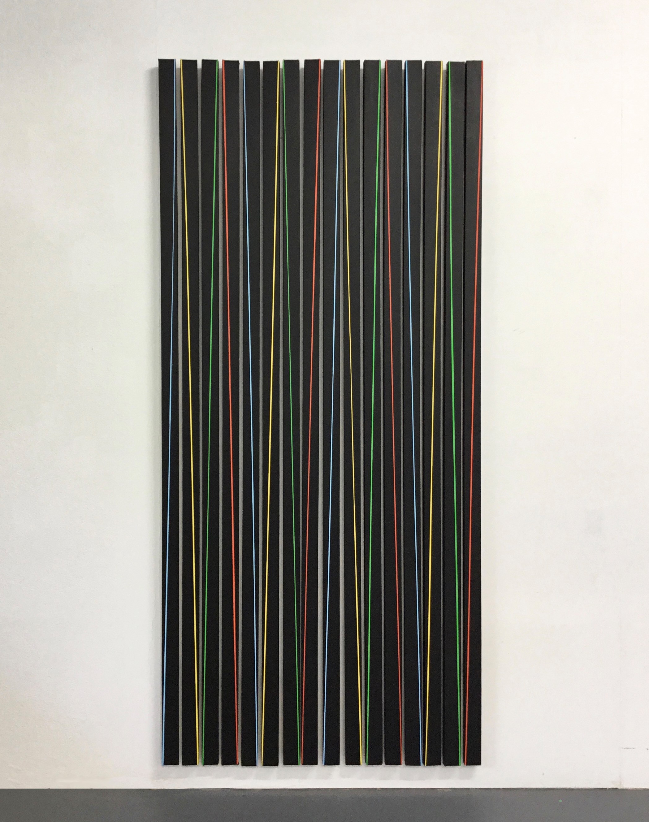 Trevor Richards, C4 (Together Apart), 2020, acrylic on canvas, 183 x 84cm