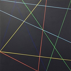 Trevor Richards, C5  (Contact), 2020, acrylic on canvas, 122 x 122cm