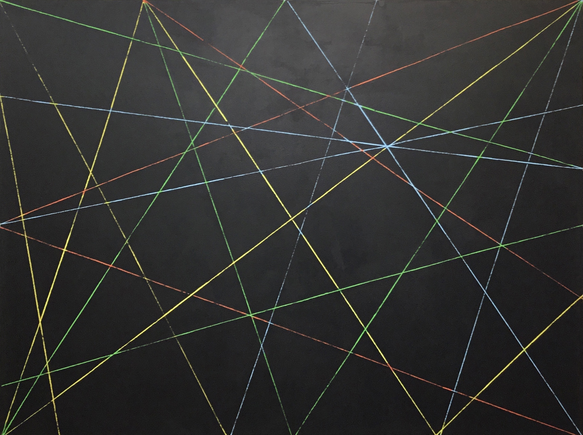 Trevor Richards, C1 (Tracers), 2020, acrylic on canvas, 150 x 200cm