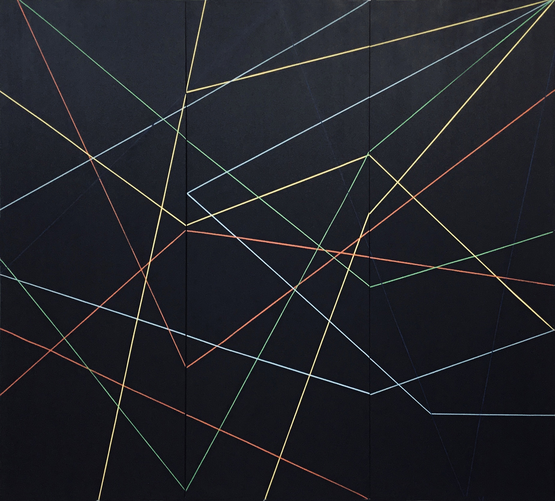 Trevor Richards, C15 (Crossing), 2020, acrylic on canvas, 161 x 177cm (1)