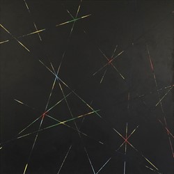 Trevor Richards, C3 (Night), 2020, acrylic on canvas, 122 x 122cm