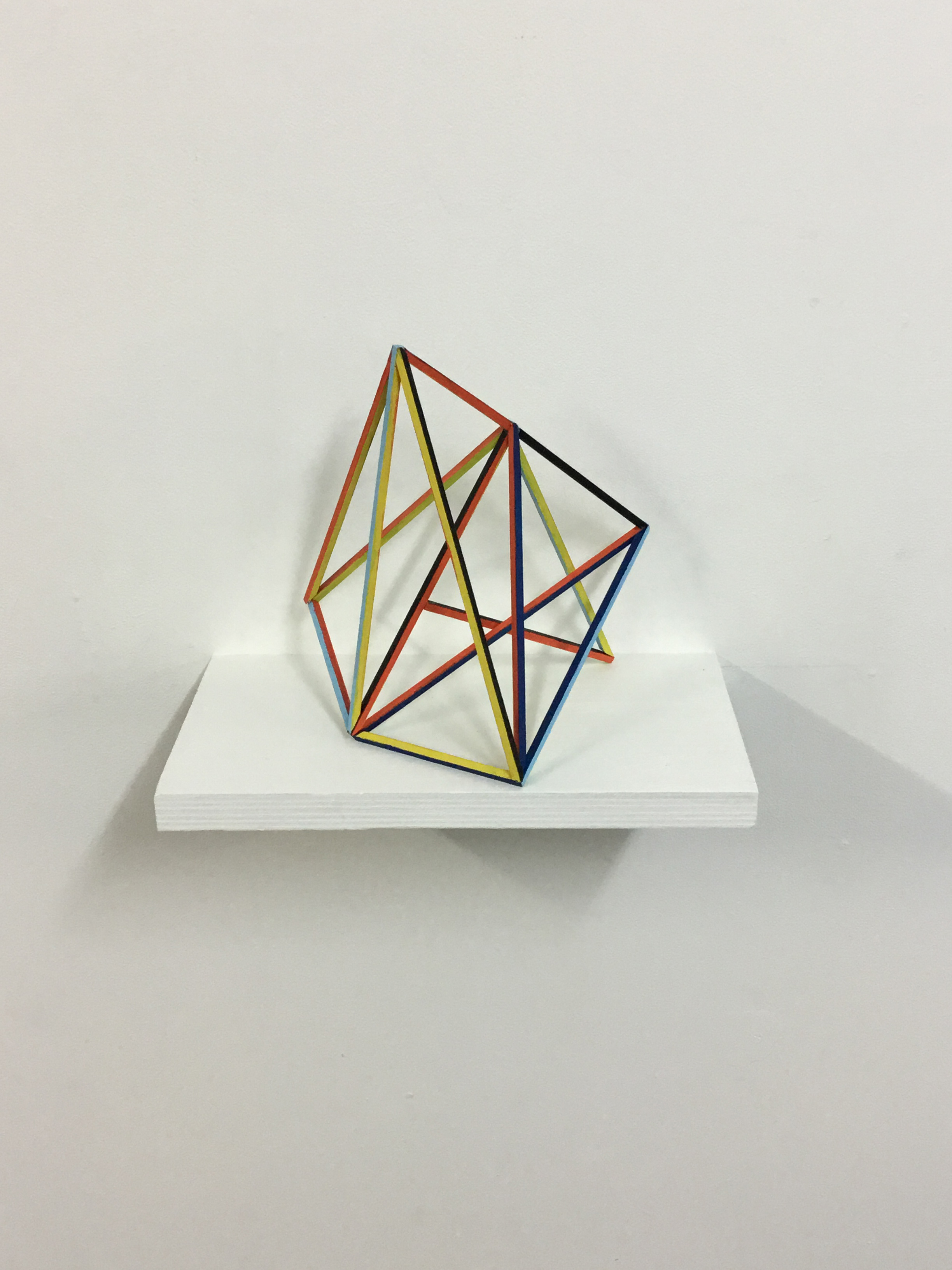 Trevor Richards, Frame 4, 2020, acrylic on balsa wood, 30 x 20 x 10cm